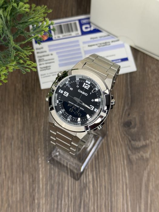 З гарантією / Новий оригінальний годинник Casio AMW-870D-1A