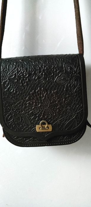 Сумка кожаная шокодад