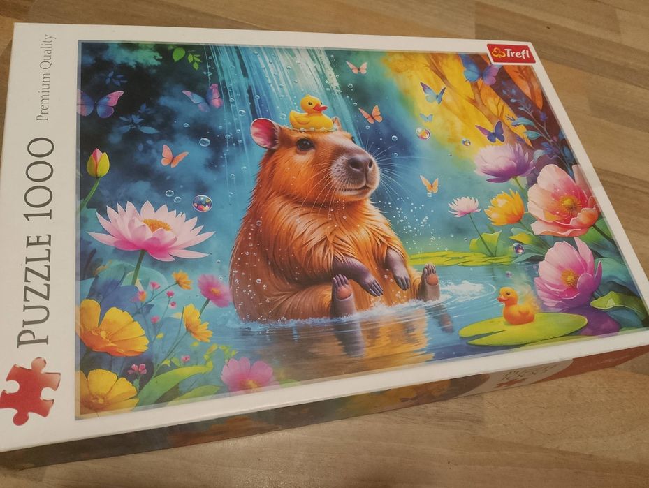 Puzzle Trefl 2x1000 i 2x500 kompletne stan bdb