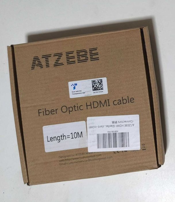 Оптичний кабель (AOC) HDMI 2.0 18 Гбіт/с 4K / 60Hz, Подвійні роз`єми, 10-15м