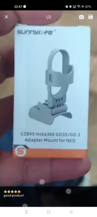 Suporte insta360 Go3  e go3s para drone DJI Neo