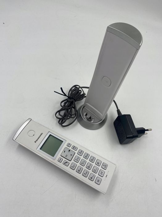 telefon bezprzewodowy panasonic kx-tgk210 dect lcd biały opis