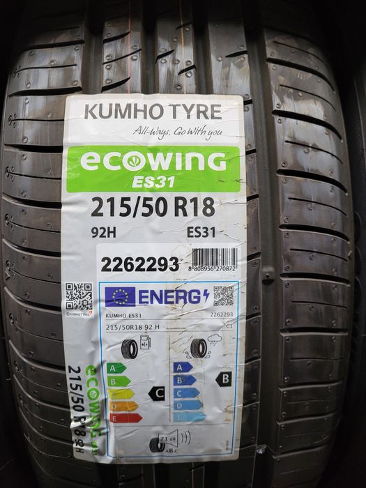 Opony letnie 215/50R18 Kumho Ecowing ES31