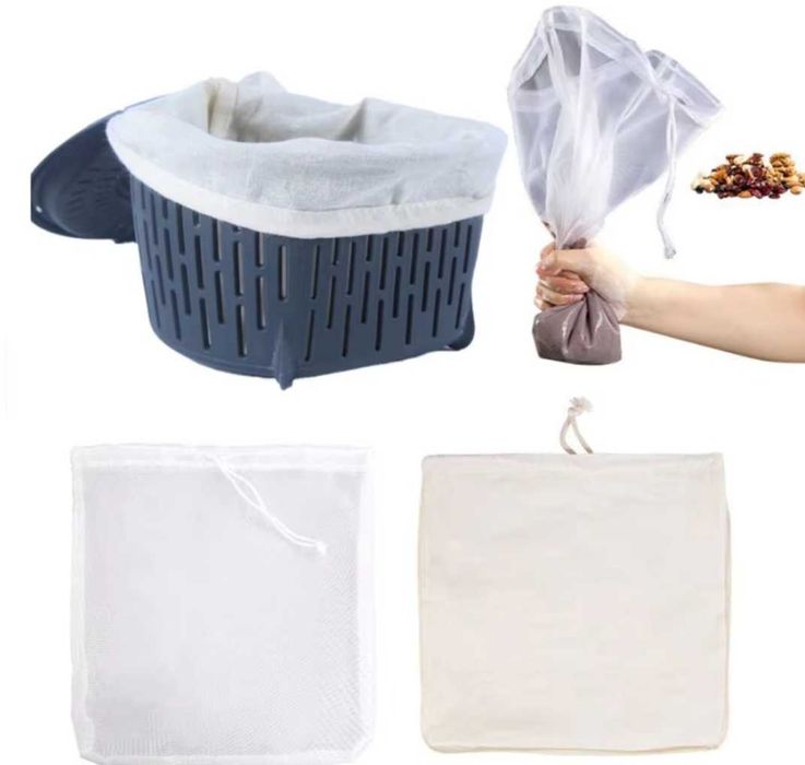 1x sito gaza siatkowa worek do koszyka Thermomix Vorwerk TM7 TM6 TM5