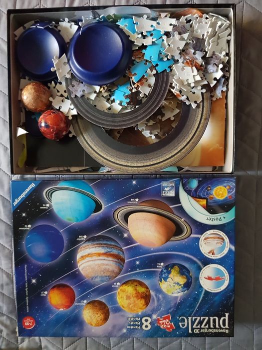 ОБ' ЄМНІ  ПЛАСТИКОВИ планети .3D Пазли " 8 Планет"