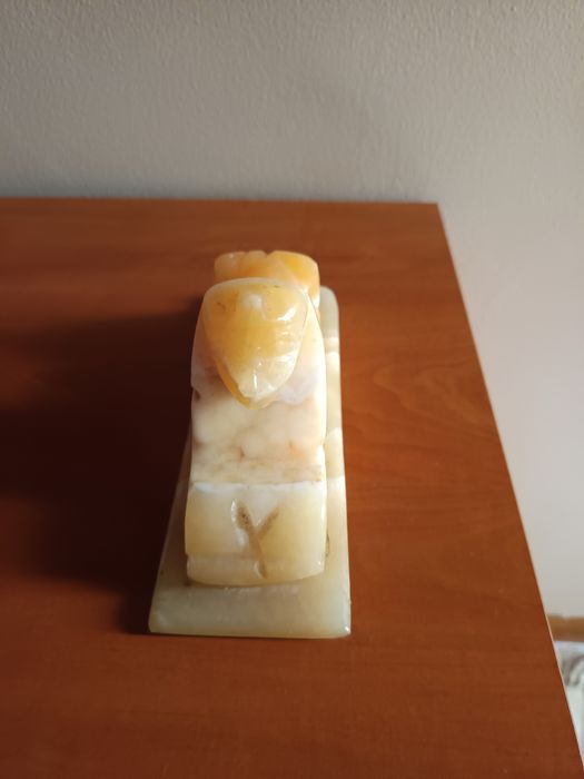 Conjunto Egípcio em Mármore Ónix Amarelo