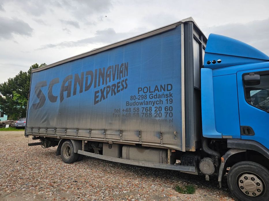 ZABUDOWA SKRZYNIA PLANDEKA PAKA MAGAZYN FIRANKA 7,2 m IVECO EUROCARGO DAF LF 45 55 MERCEDES ATEGO