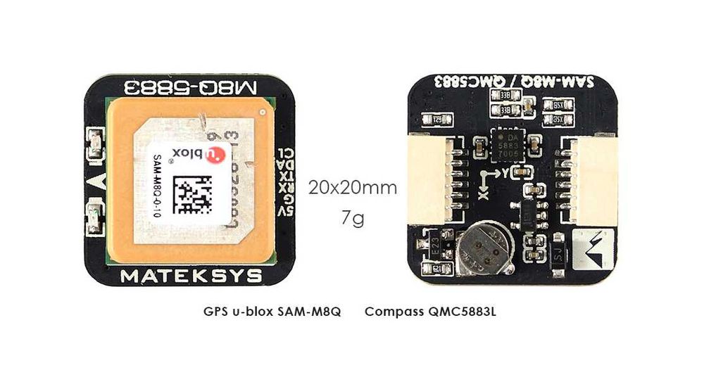 GPS модуль з компасом Matek M8Q-5883
