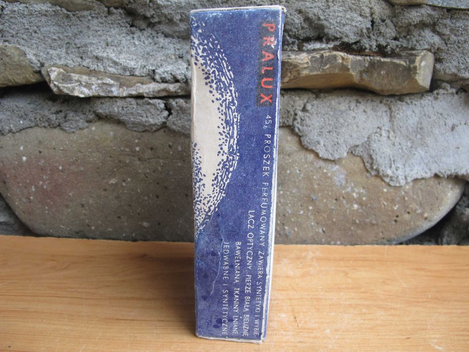 Stary proszek do prania_PRALUX 600 g_Pollena Stargard 1969 r.