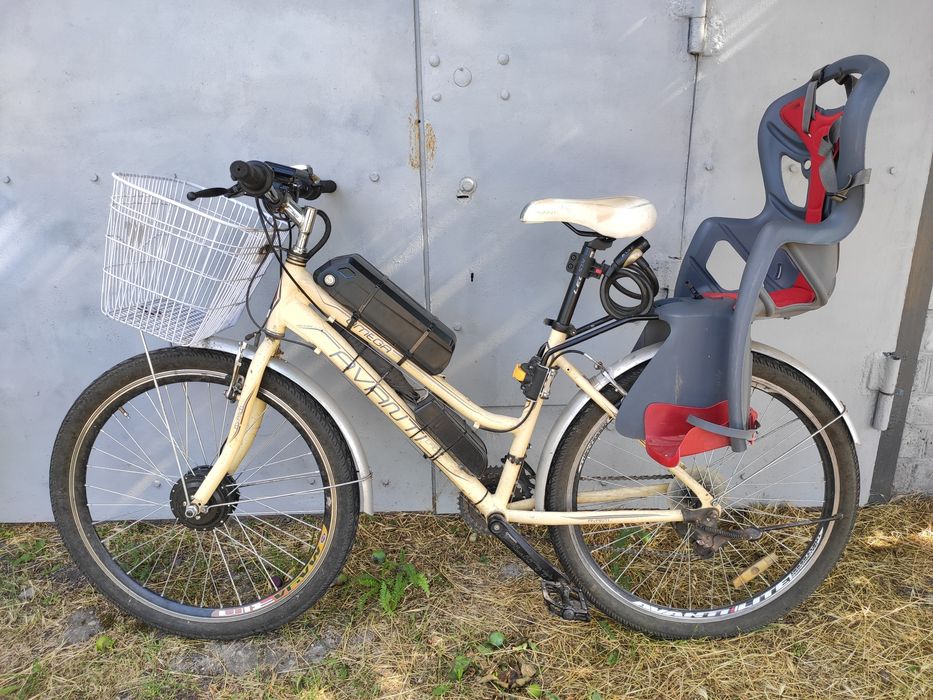 Електровелосипед 350W, 13 Ah, комп'ютер