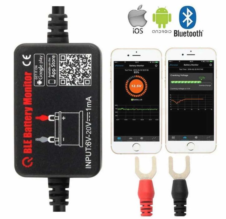 Monitorizador de bateria bluetooth