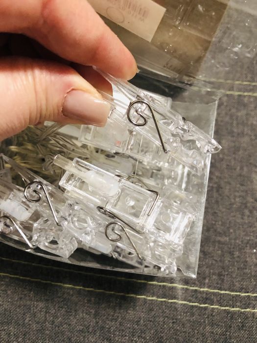 Гироянда с прищепками