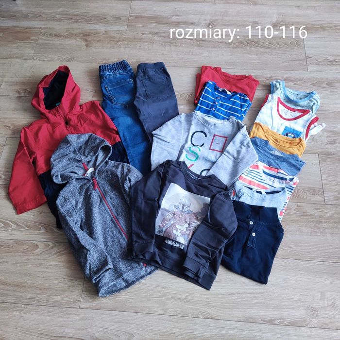 Paka ubrań dla chłopca 110-116