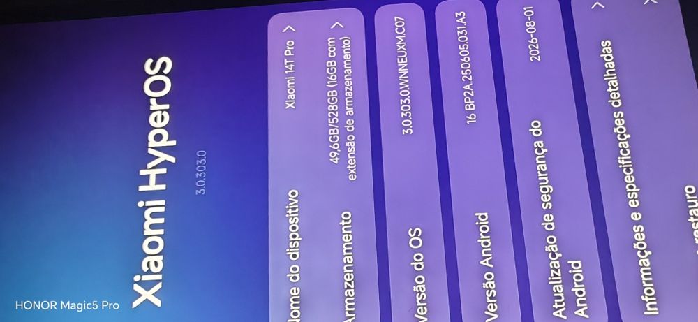 Redmi 14pro ler anúncio