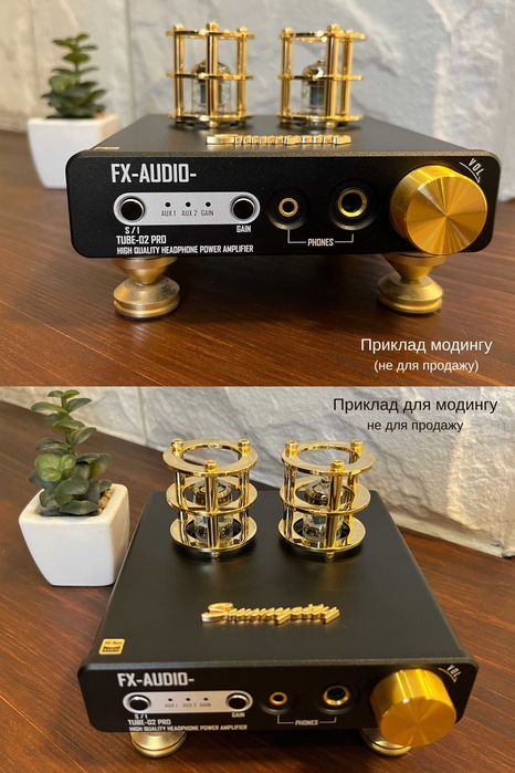 Підсилювач для навушників, попередній підсилювач FX-AUDIO TUBE-02 PROm