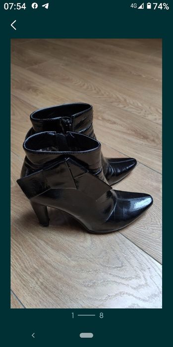 Лакові черевики, ботільони, ботінки.