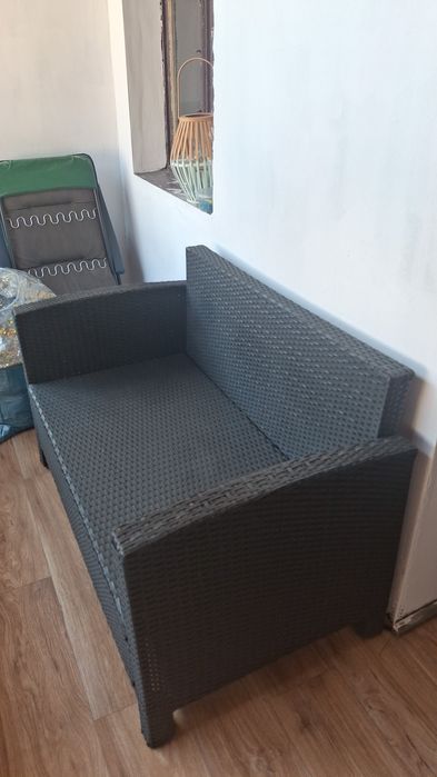 Ławka ratanowa balkon /taras