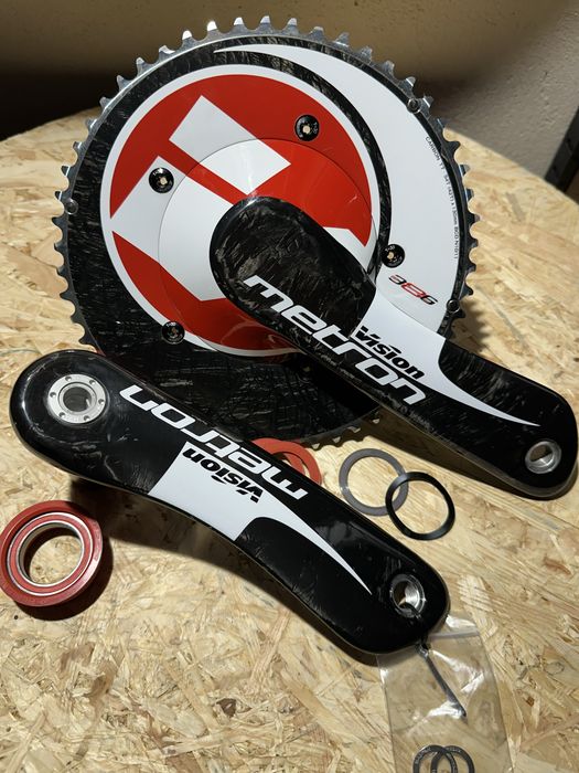 Vision Metron BB386 EVO mechanizm korbowy komplet korb do triathlon rower czasowy kolarzówka szosa