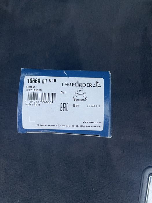 Опора заднього амортизатора Lemforder Bmw e46, e36, e30