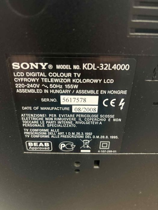 Telewizor Sony Bravia 32