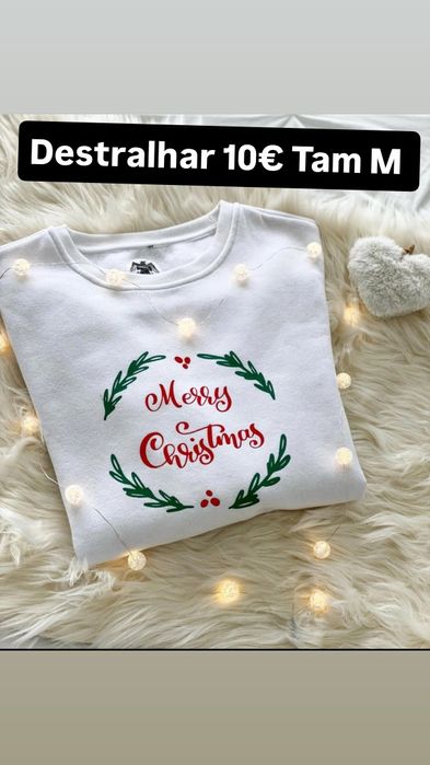 Camisolas personalizadas vários tamanhos