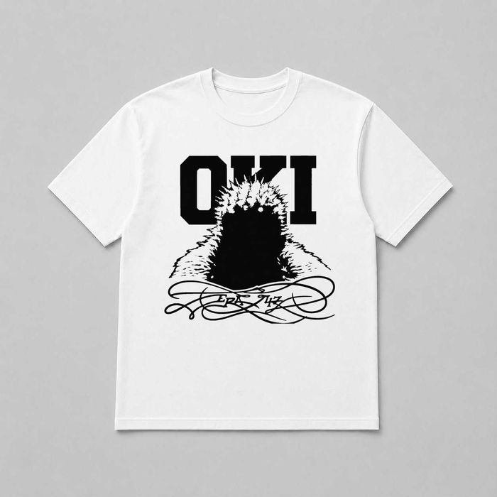 OKI 47 Młody Jeżyk Koszulka Koncertowa Merch Nowa Unisex S