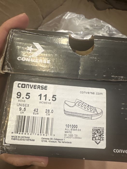 Кеди Converse All Star p.43 нові США з коробкою