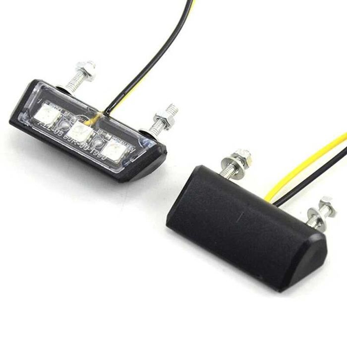 Luz de matrícula LED parafusos moto