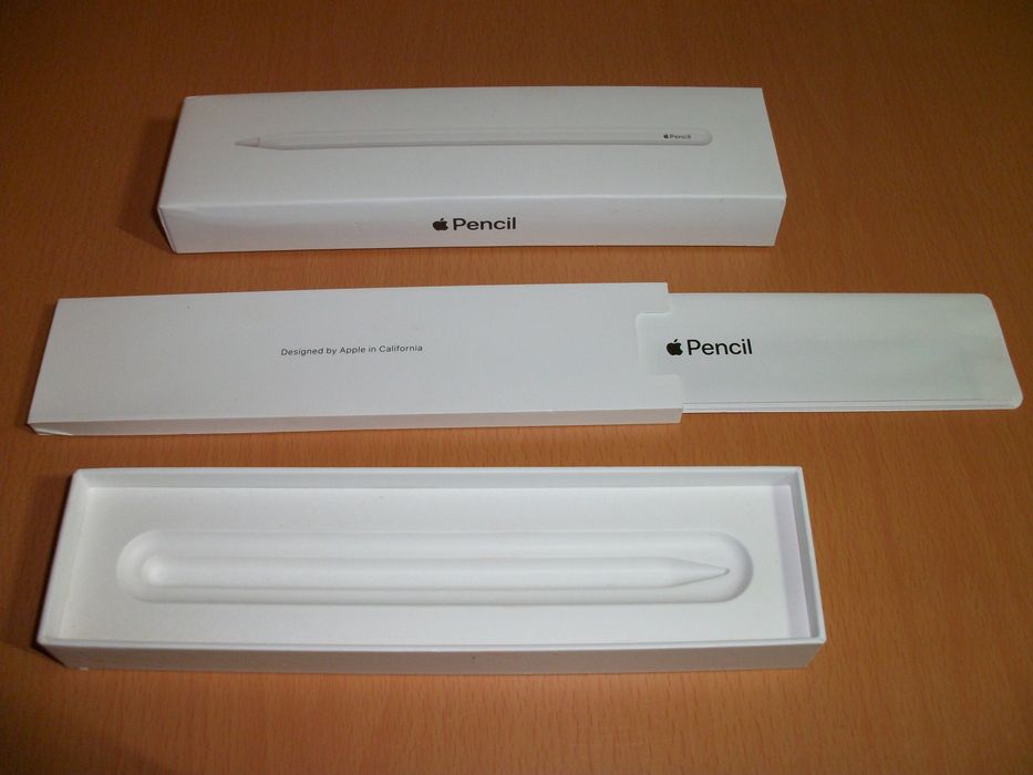 Só a Caixa Apple Pencil 2º geração Model A2051.