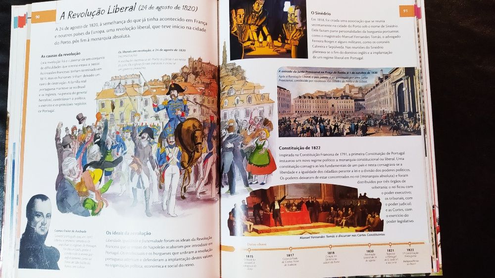 Livro " A Minha História de Portugal"