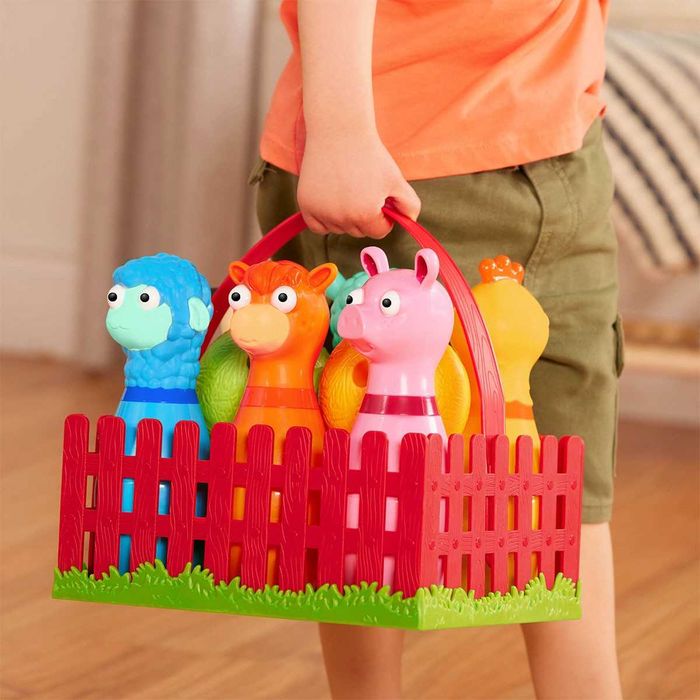 Ігровий набір для боулінгу - Весела ферма Battat