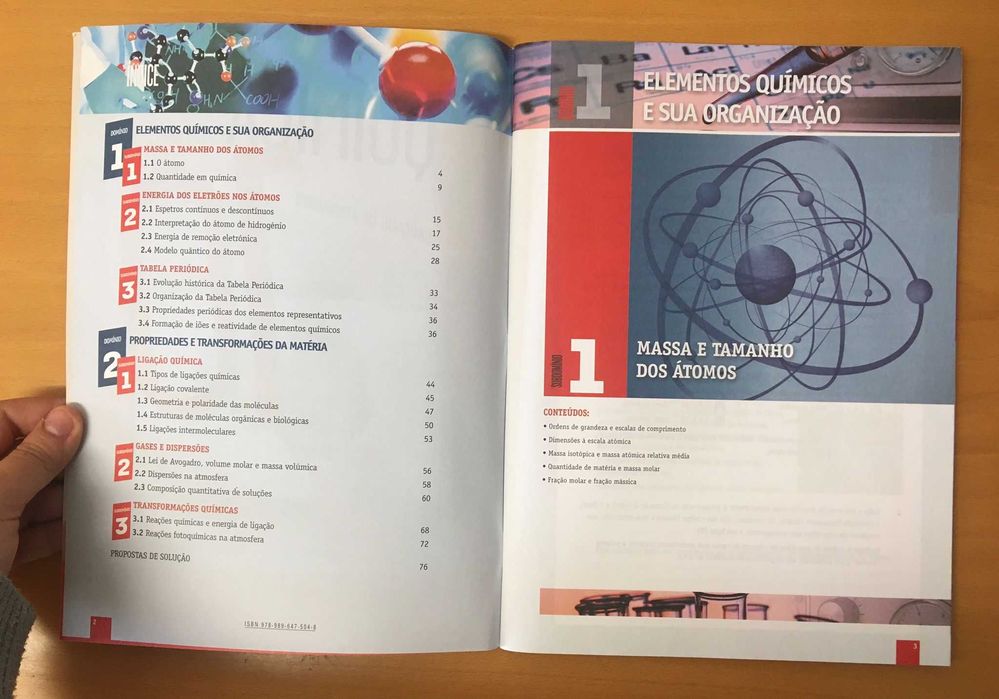 Caderno de atividades/Preparação para exame Química 10º ano