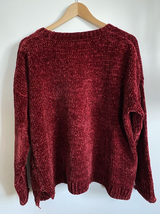 Camisola de malha vermelha Stradivarius