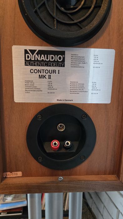 Legendarne Dynaudio Contour 1 MK2 + oryginalne standy Tannoy– komplet
