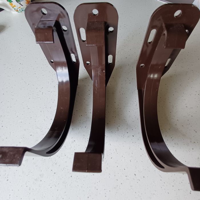 hak, uchwyt rynnowy doczołowy 130, zestaw 3 szt