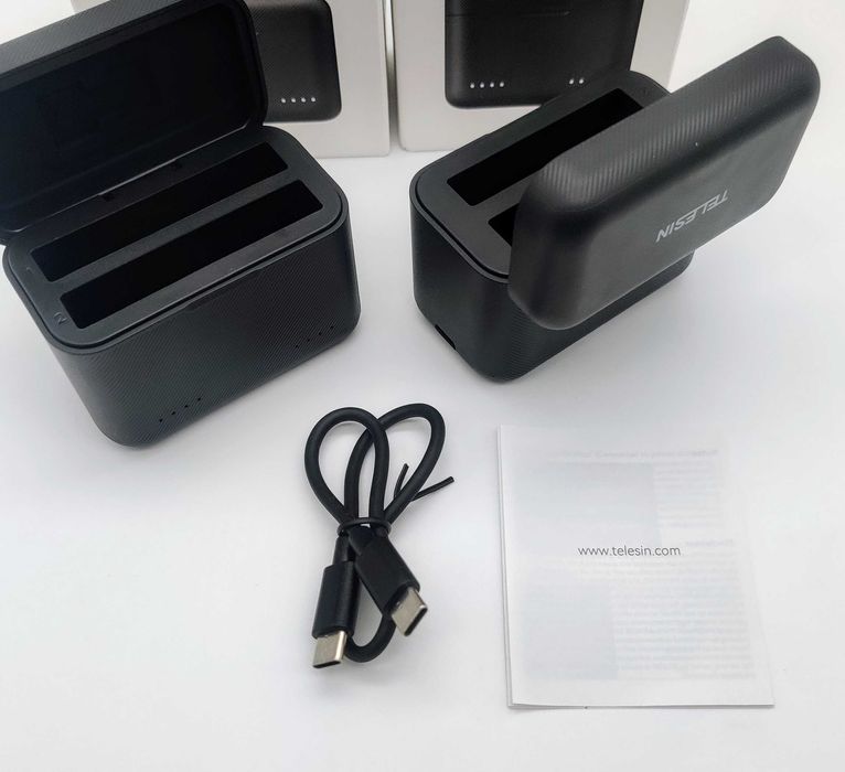 Зарядка Telesin Insta360 X3 X4 нова оригінальна на 2 аккумулятора