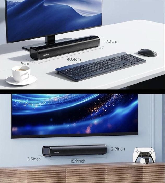 Новий саундбар Mevosto D7-3 2.1 Soundbar System (60W, Bluetooth 5.4)