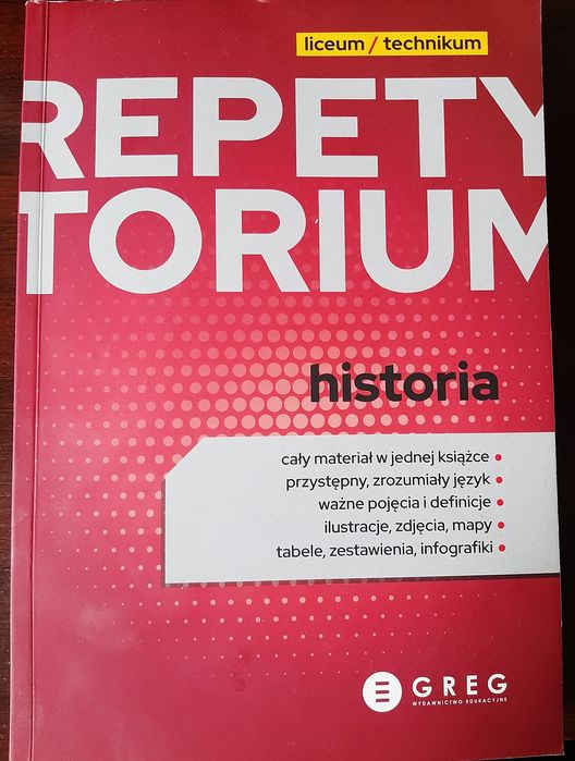 Repetytorium maturalne historia liceum technikum greg