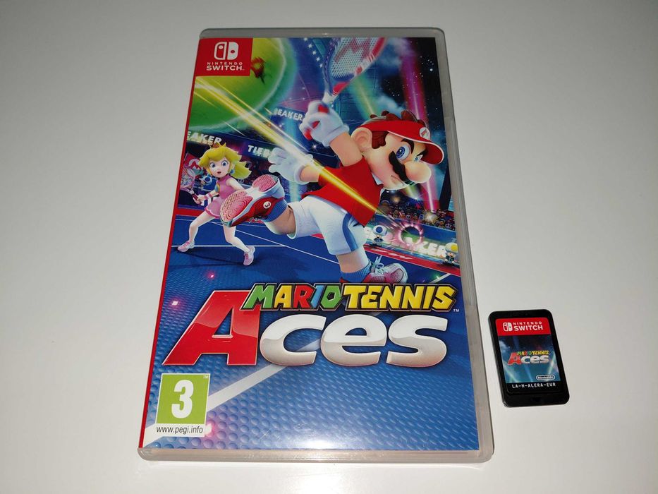 switch MARIO TENNIS ACES rodzinna 1-4 graczy tenis nintendo kardridż