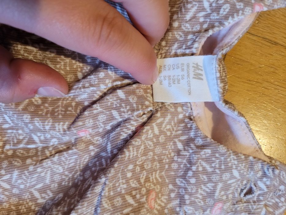 Sukienka ogrodniczka sztruks HM r. 56