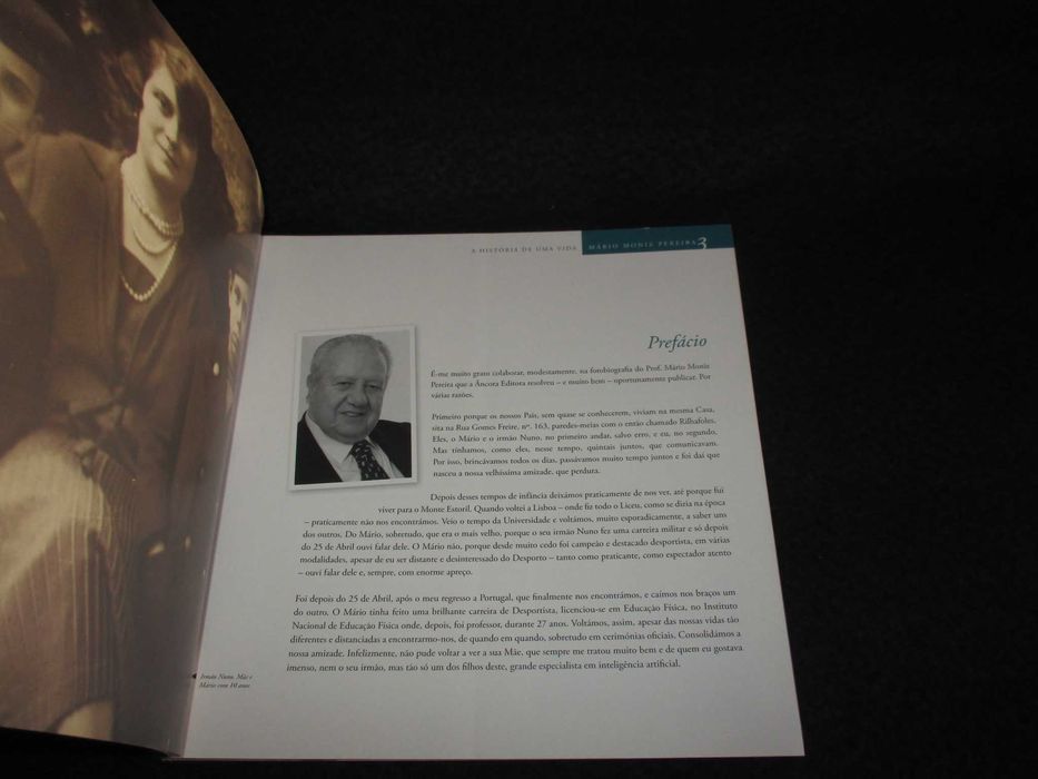 Livro Mário Moniz Pereira A História de Uma Vida Sandra Guimarães
