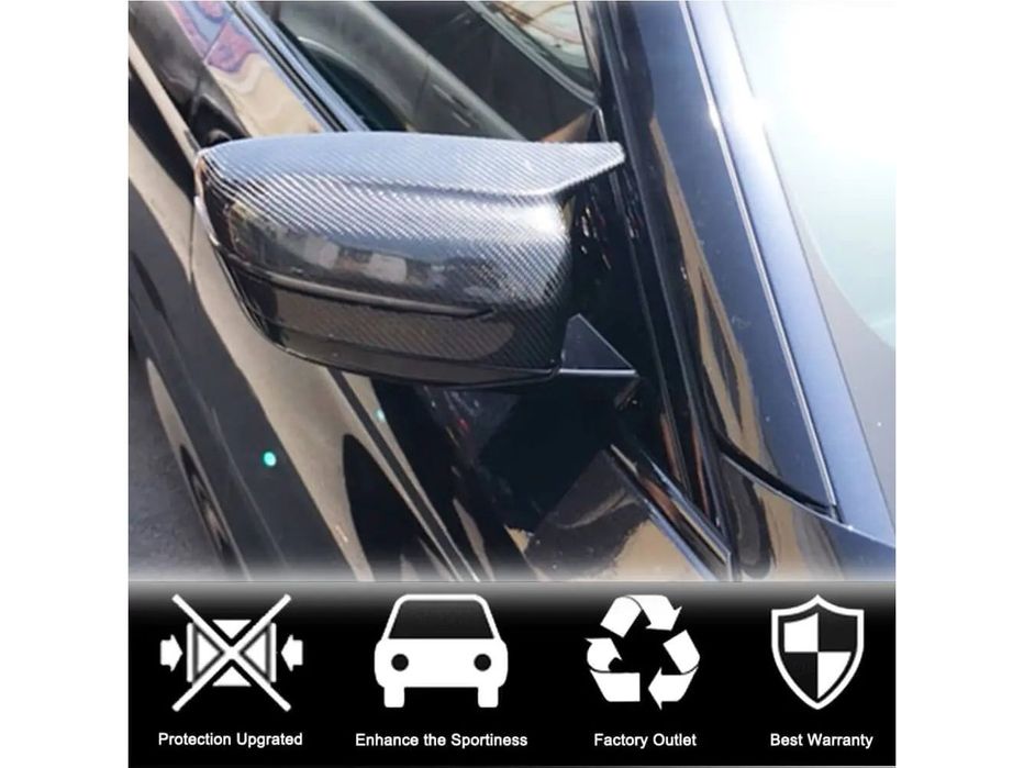BMW 7 серія G11/G12 2015-2022 рр. Кришки дзеркал M-Look V2 (Карбон)