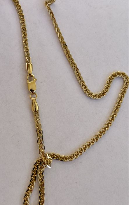 Złoty łańcuszek lisi ogon 8,5g 45cm 585
