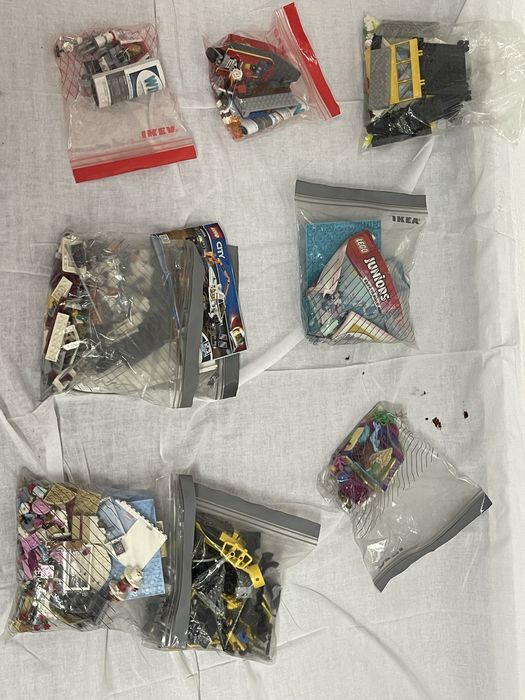 Conjuntos de legos pequenos