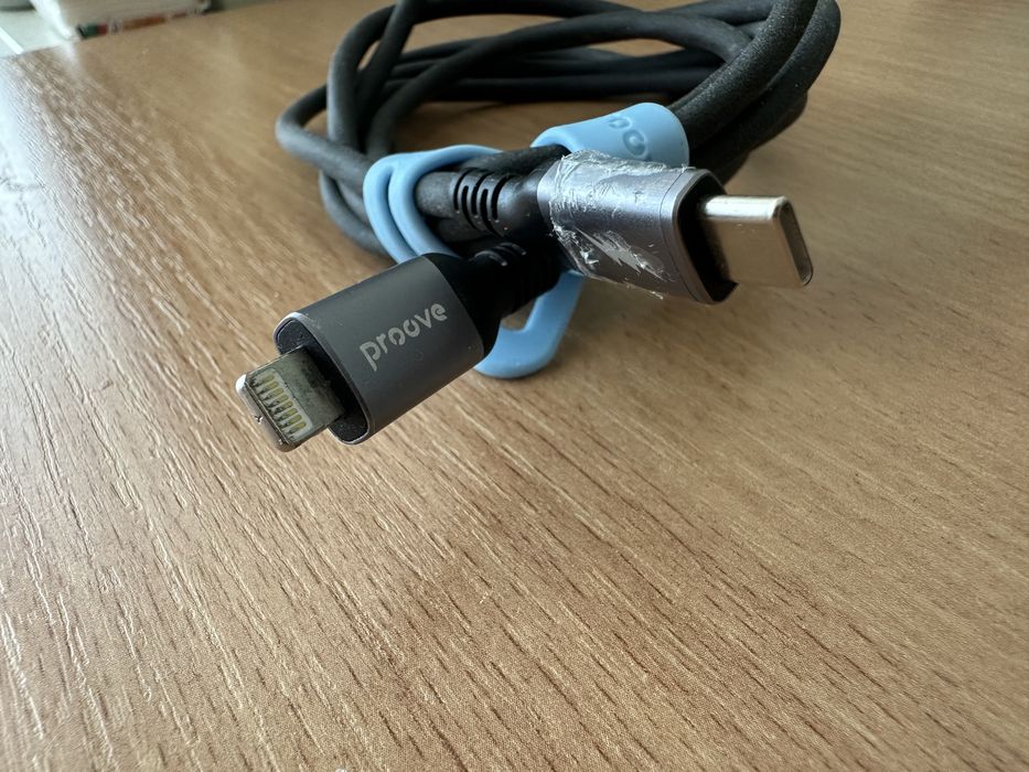 Кабель зарядки Proove PowerFull USB-C to Lightning 30W 2.0 m Black дешево