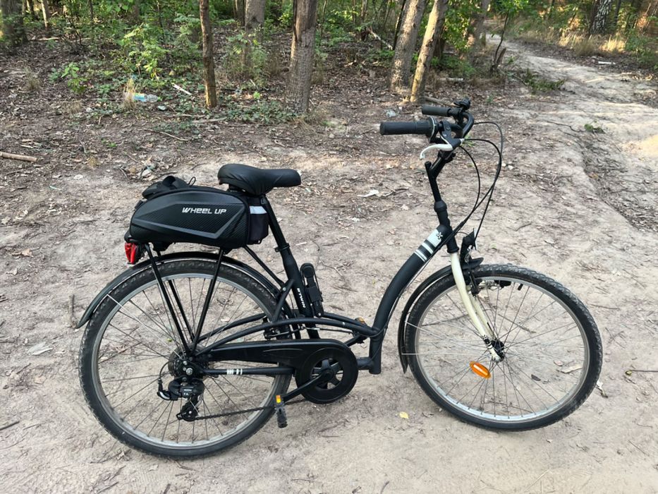 Rower miejski czarny