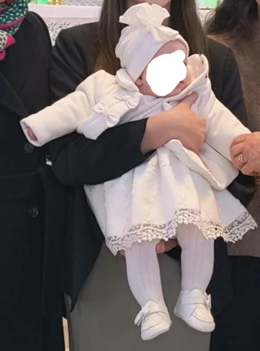 Zestaw do chrztu dla dziewczynki 74