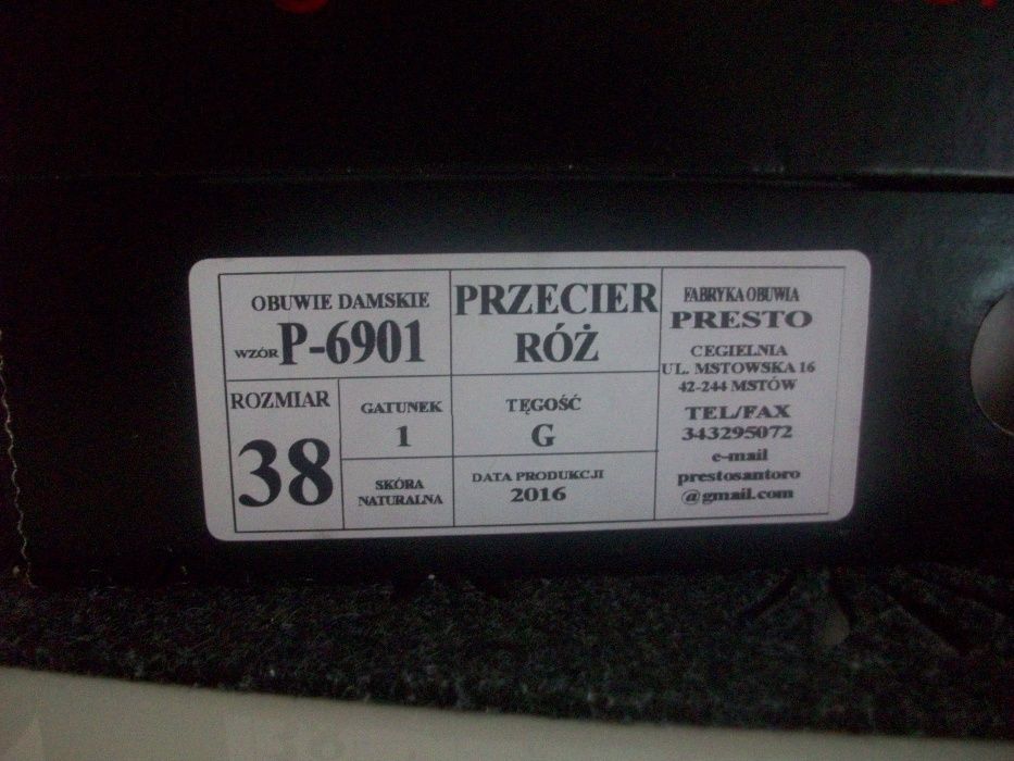 szpilki włoskie skorzane giulio santoro r 38