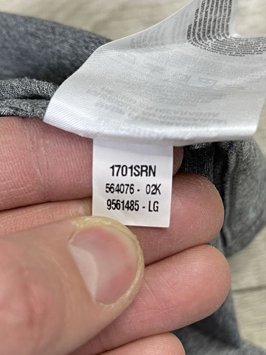 Nike dri-fit футболка L размер спортивная серая