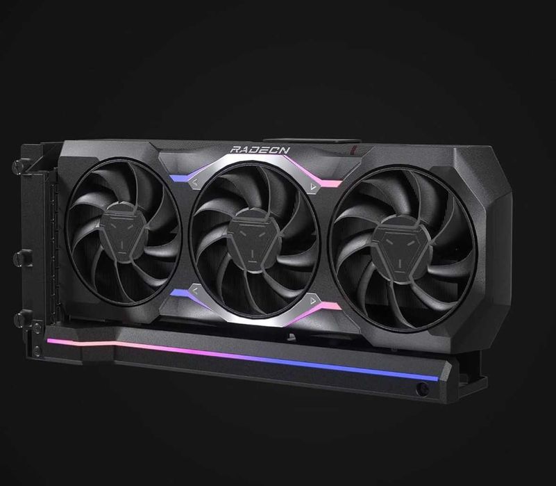 Phanteks GPU riser PCIe 4.0 uchwyt karty graficznej czarny LED